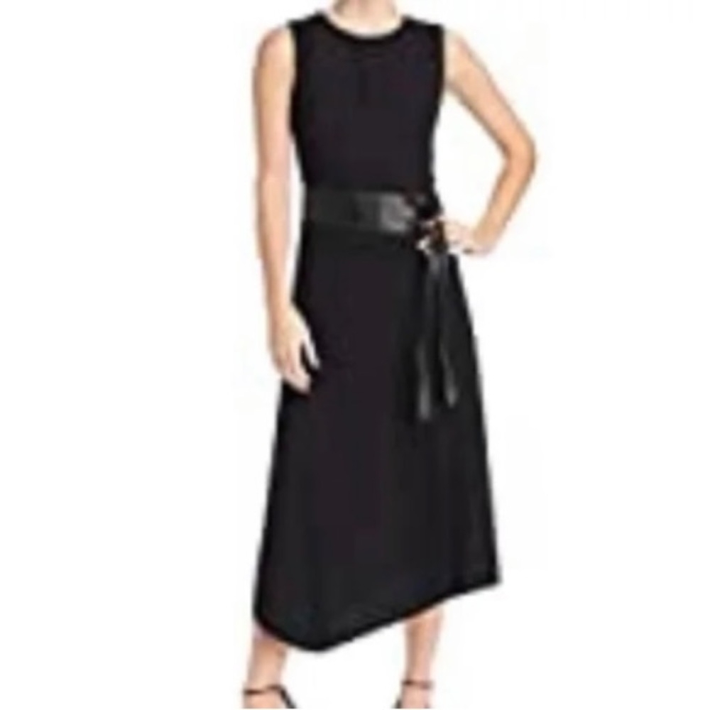 NWT Calvin Klein Sleeveless Asymmetrical Draped Dress
